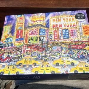 New York City The Great White Way Michael Storrings 2000 Piece Puzzle